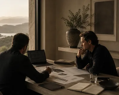 Team working around a table